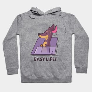 Easy Life - Dachshund Puppy Hoodie